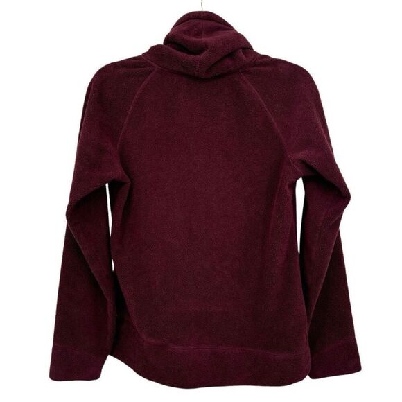 Horny Toad Turtleneck Fleece Pullover Burgundy Size Medium - Picture 6 of 7